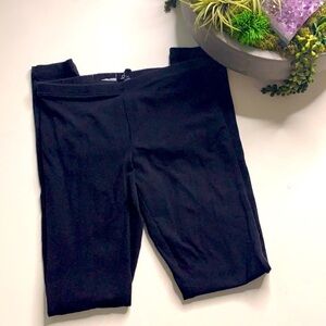 HUE Full Length Solid Black Casual Stretch legging